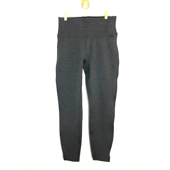SPANX Gray Ponte Knit Leggings M Slimming Stretch - Picture 10 of 10